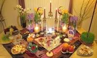 The Haft-Seen table, or the table of seven things that start with the letter S, is a family activity